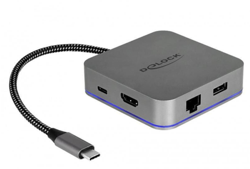 [976501] Delock Dockingstation USB 3.1 Typ-C – HDMI/USB-A/USB-C/LAN/PD 3.0
