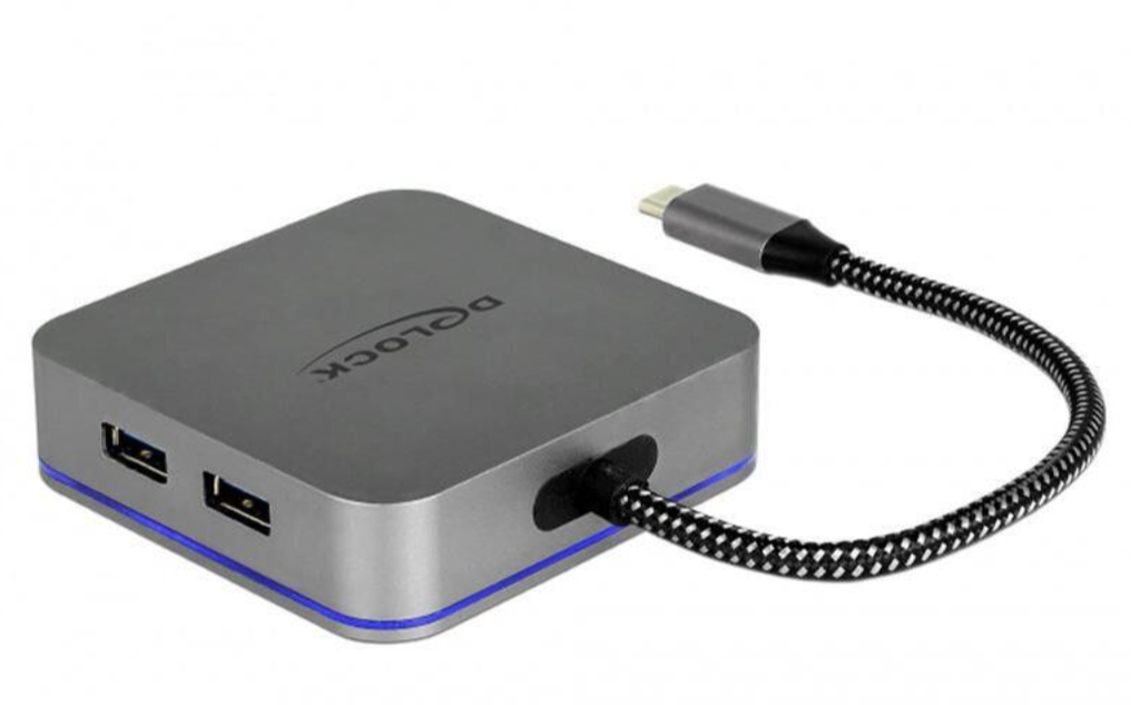 Delock Dockingstation USB 3.1 Typ-C – HDMI/USB-A/USB-C/LAN/PD 3.0