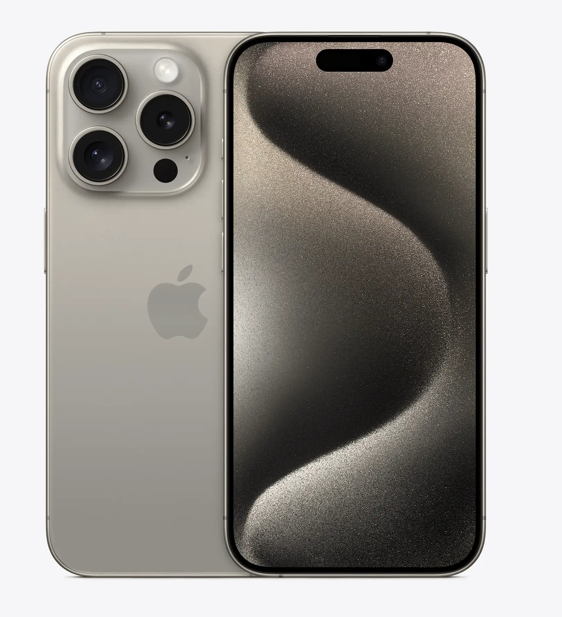 Apple iPhone 15 Pro (Titan Natur, 128 GB)