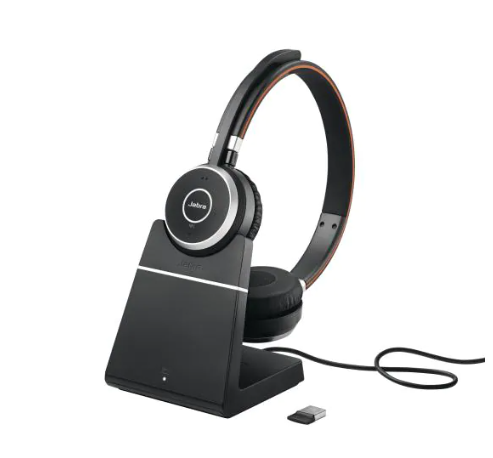 Jabra Headset Evolve 65SE Duo MS inkl. Ladestation