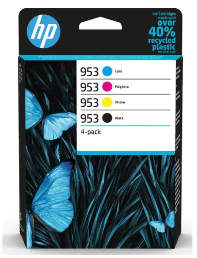 [1VV24AE] HP Tinte Combopack Nr. 953 (6ZC69AE) Black/Cyan/Magenta/Yellow