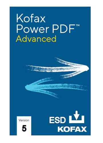 Kofax Power PDF Advanced 5.0 ESD, Vollversion, Multilingual