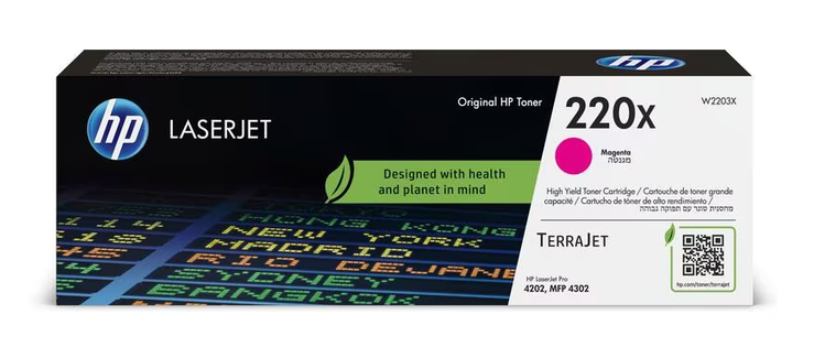 [1610906] HP Toner Nr. 220X (W2203X) Magenta