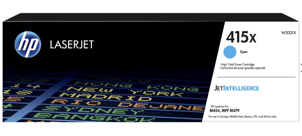 HP Toner Nr. 415X (W2031X) Cyan