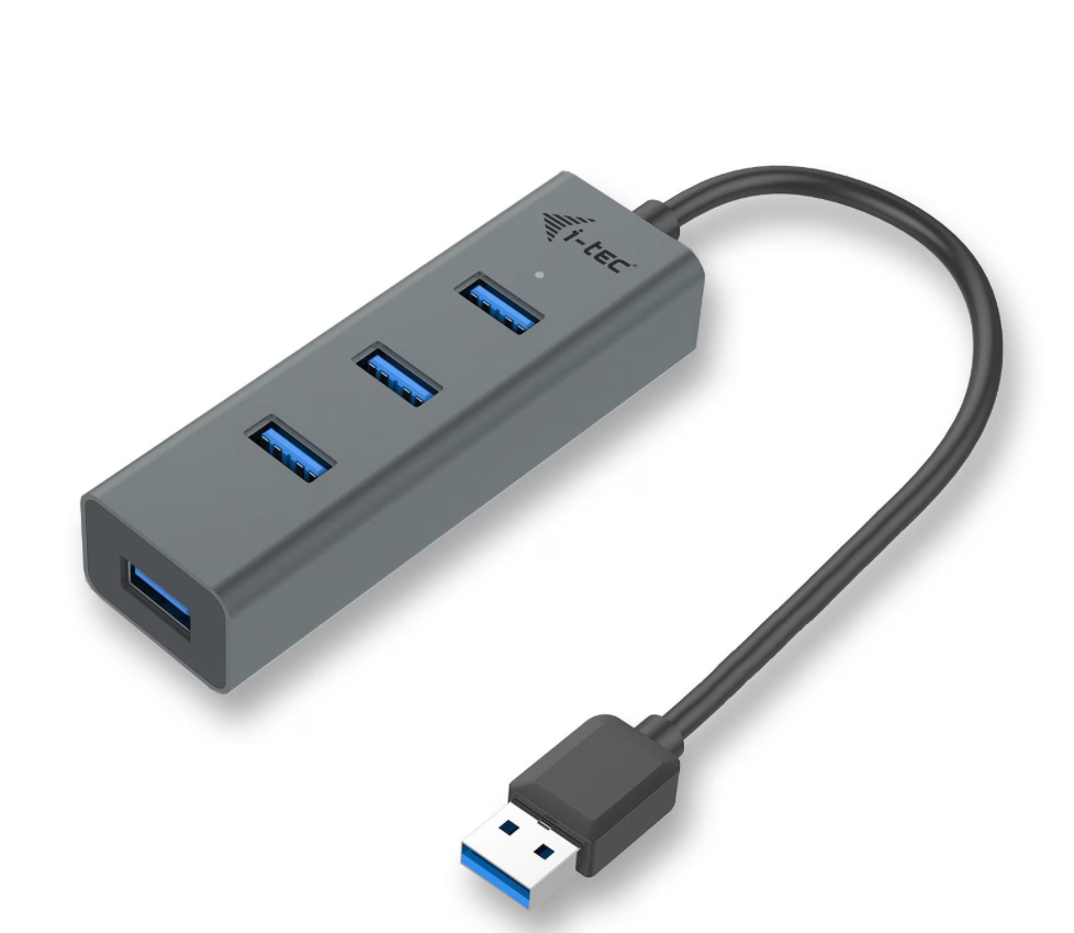 [1155355] i-Tec USB-Hub USB-A Metal 4x USB 3.0